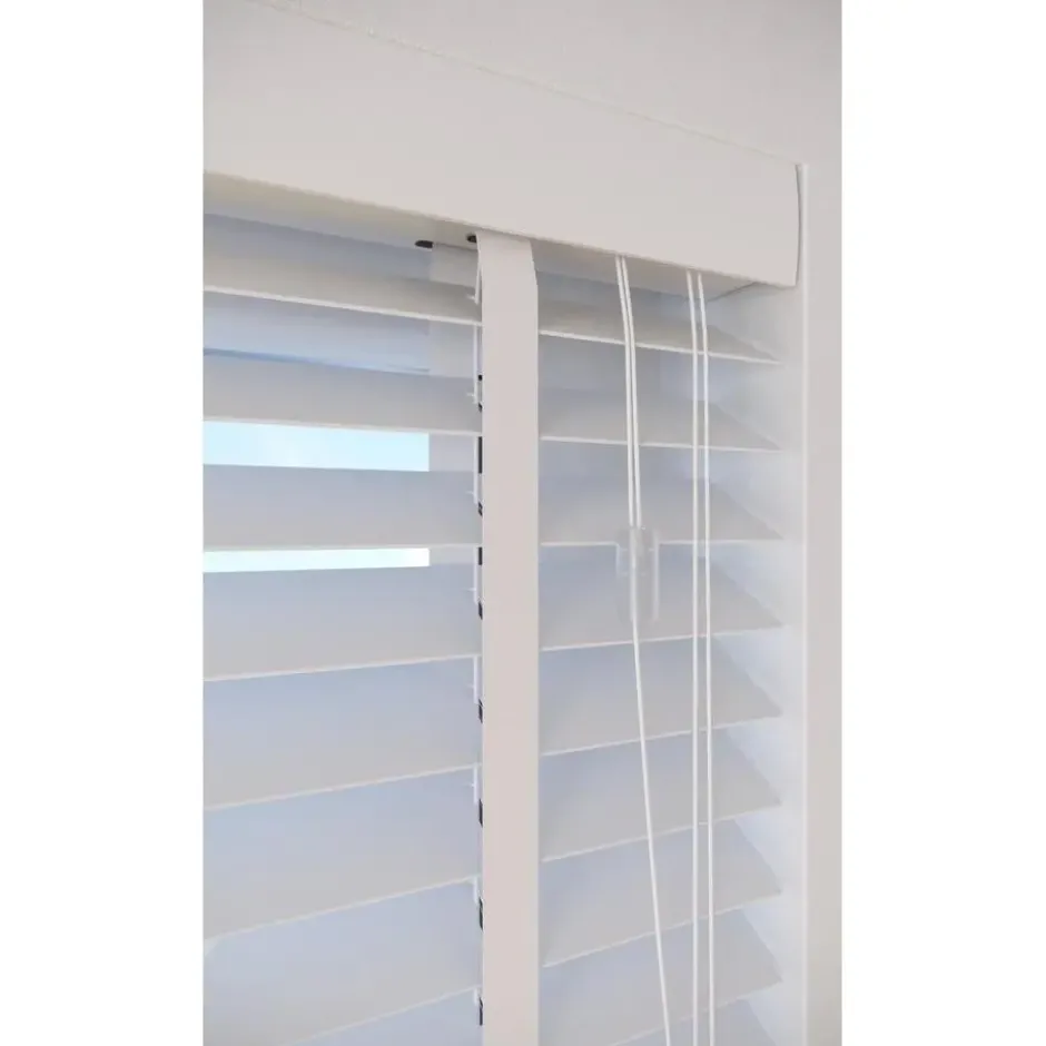 Fenstr Houten Jaloezie Theun Wit 65mm
