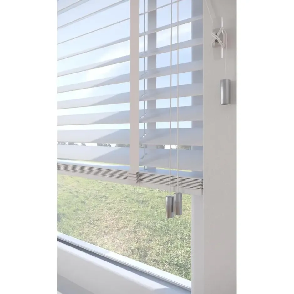Fenstr Houten Jaloezie Theun Wit 65mm