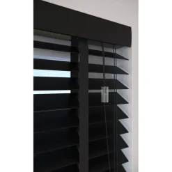Fenstr Houten Jaloezie Theun Zwart 65mm