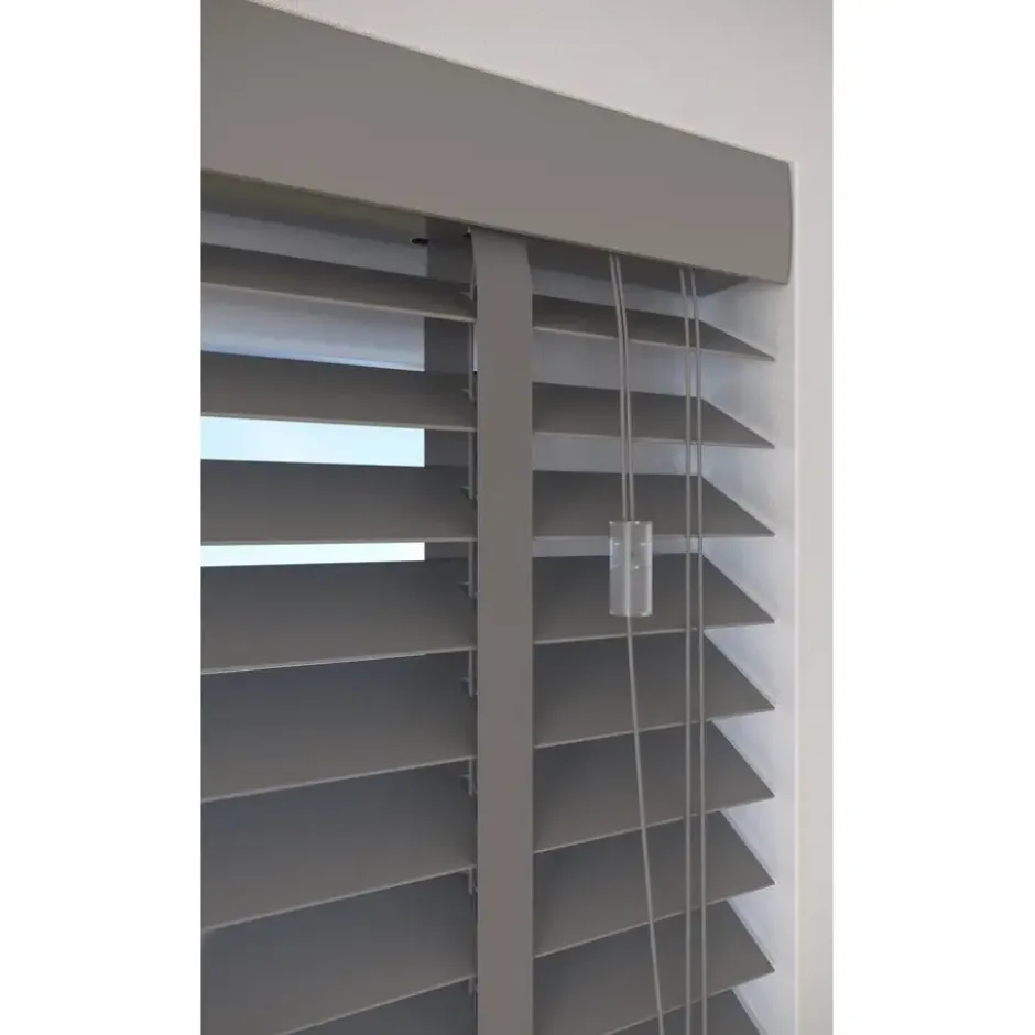 Fenstr Houten Jaloezie Theun Grijs 65mm