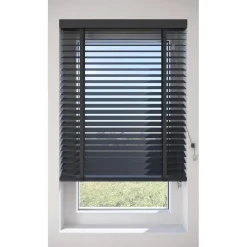 Fenstr Houten Jaloezie Theun Antraciet 65mm