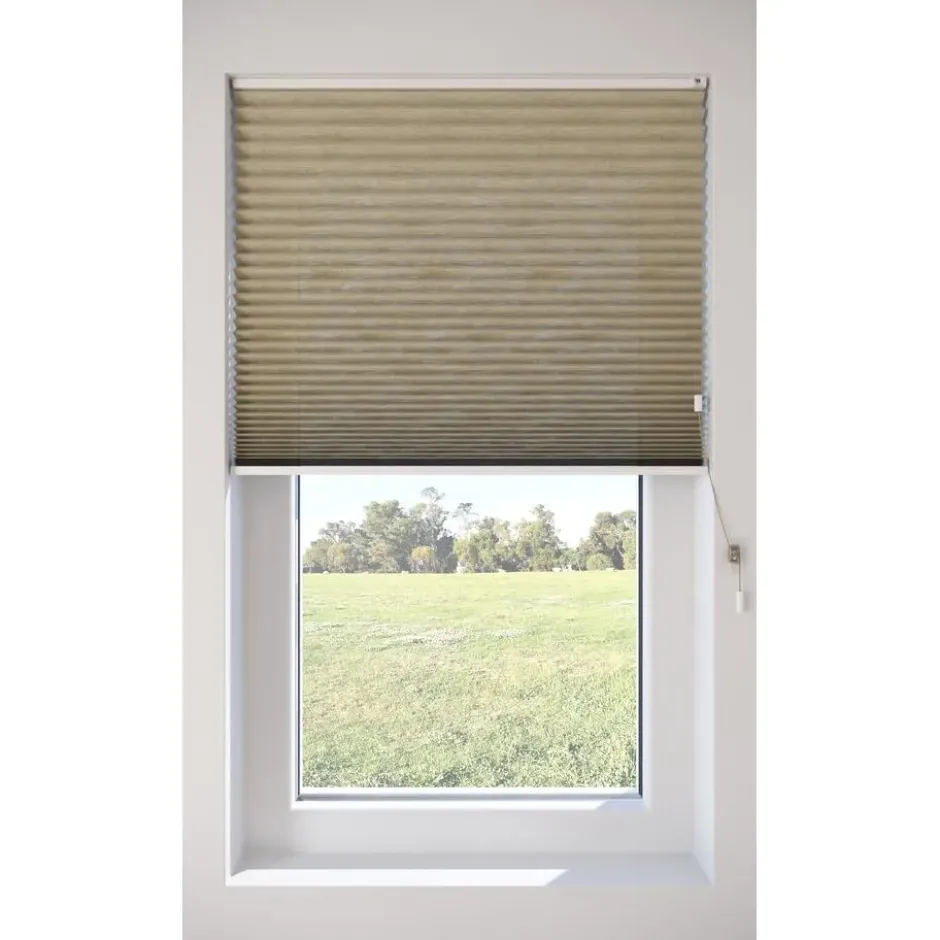 Fenstr Plisségordijn Pip Beige Lichtdoorlatend