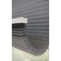 Fenstr Plissé Lise Grijs Lichtdoorlatend