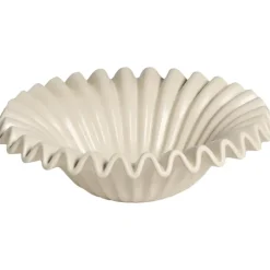 Fruitschaal Wave Off-White