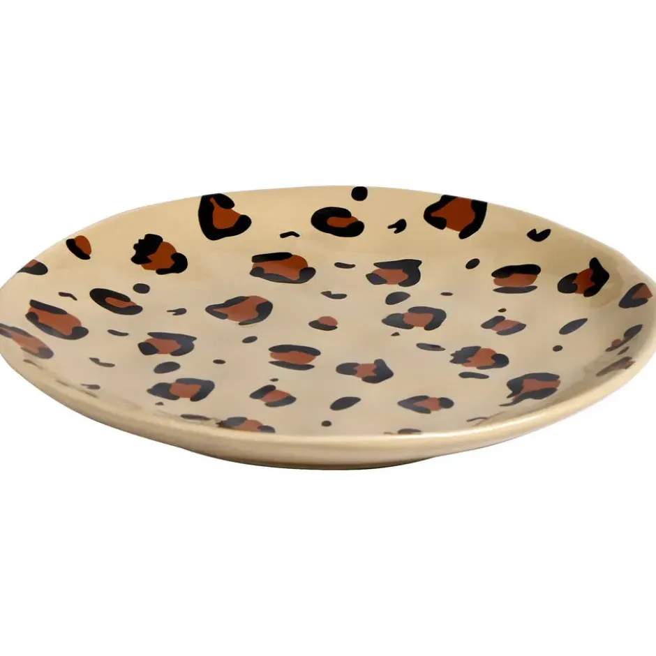 Gebaksbordje Panter Beige