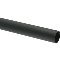 Gordijnroede 160 cm Mat Zwart Staal - Ø28mm