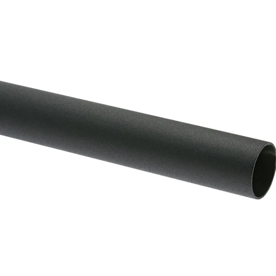 Gordijnroede 160 cm Mat Zwart Staal - Ø28mm