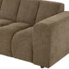 Hoekbank Carino Links Bruin