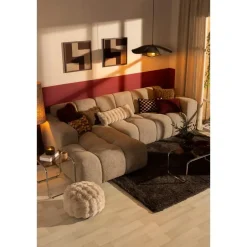 Hoekbank Carino Links Taupe