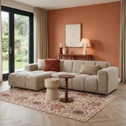 Hoekbank Carino Links Taupe