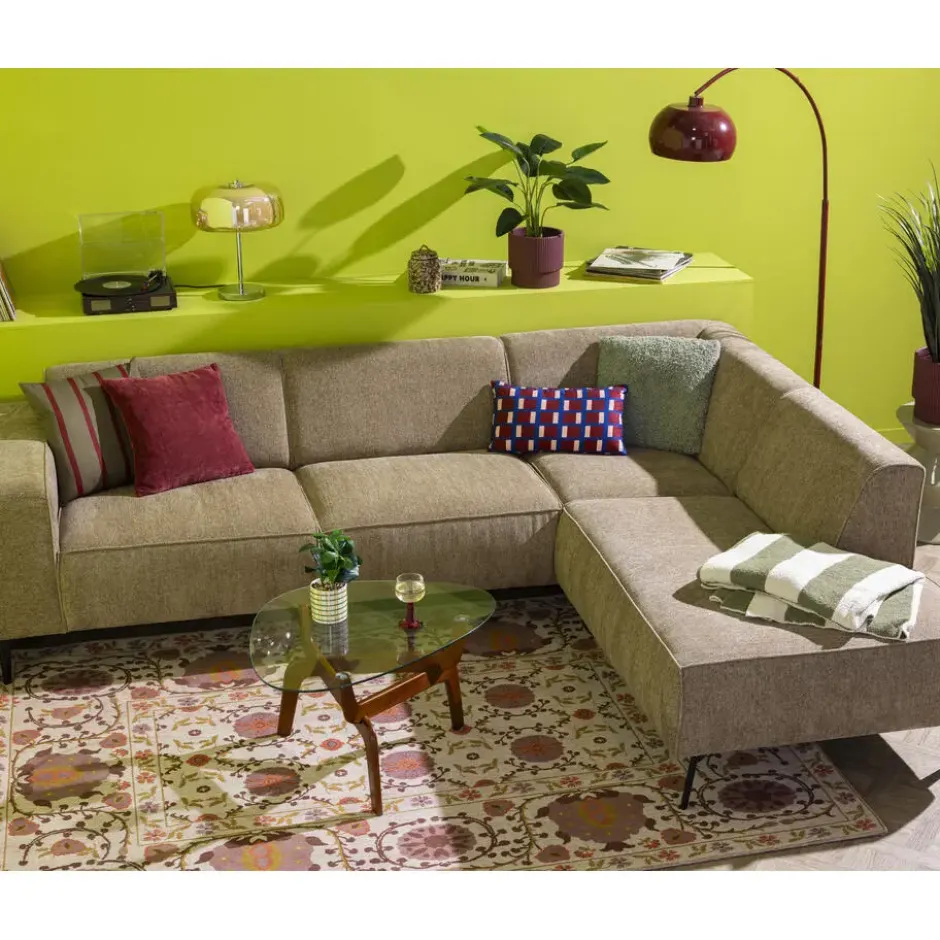 Hoekbank Lecce Rechts Beige