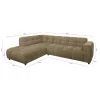 Hoekbank Regalo Links Taupe