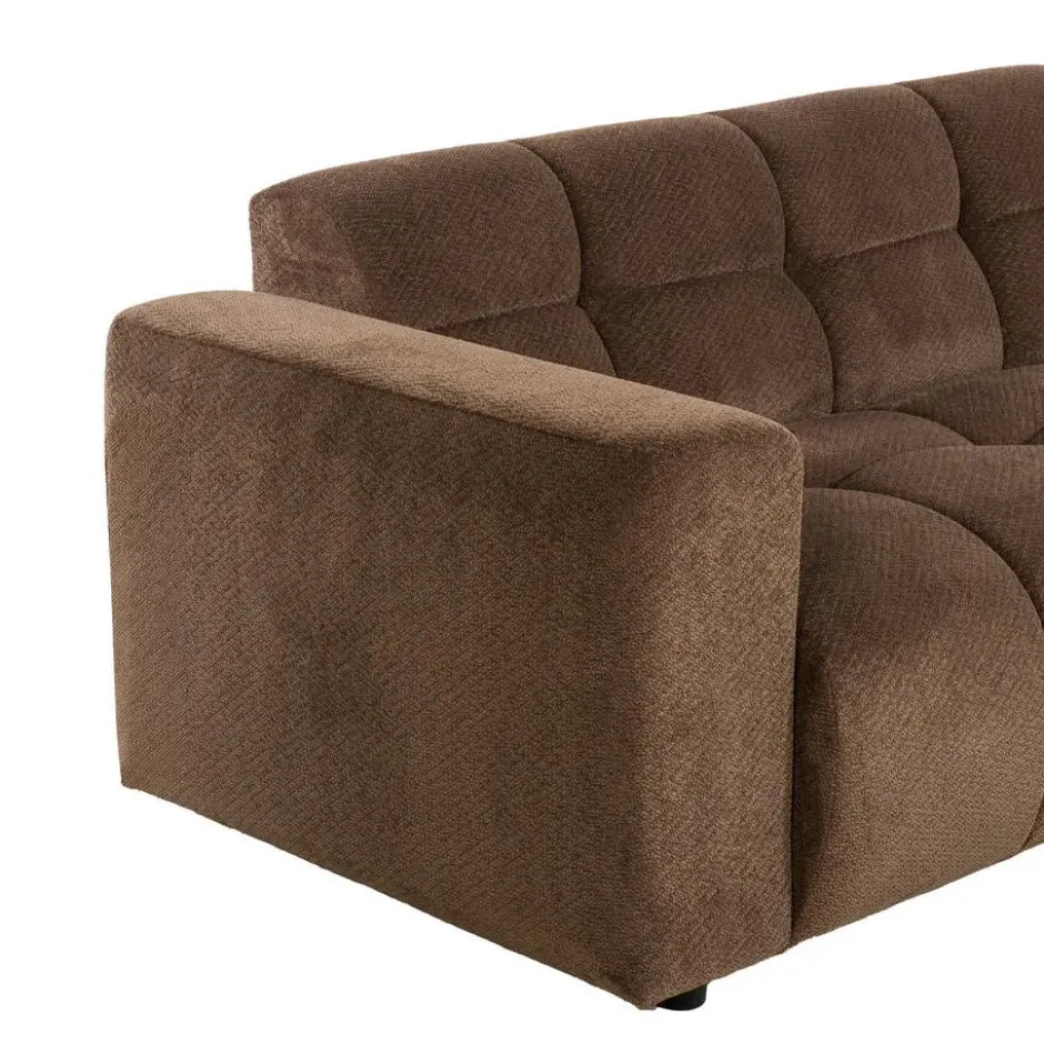 Hoekbank Regalo Rechts Bruin