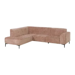 Hoekbank Verona Links Roze