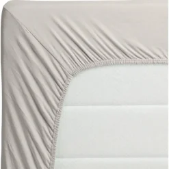 Hoeslaken Jersey Licht Grijs 200x90 cm