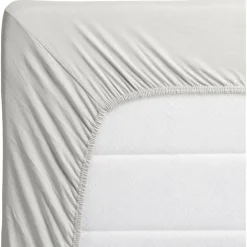 Hoeslaken Jersey Off White 200x90 cm