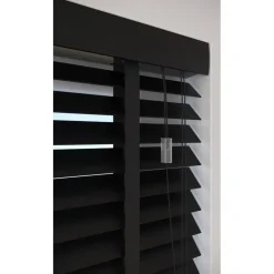 Houten Jaloezie Xander Zwart 50mm