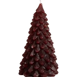 Kaars Kerstboom Bordeaux