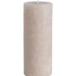 Kaars Rustiek Taupe 7x17 cm