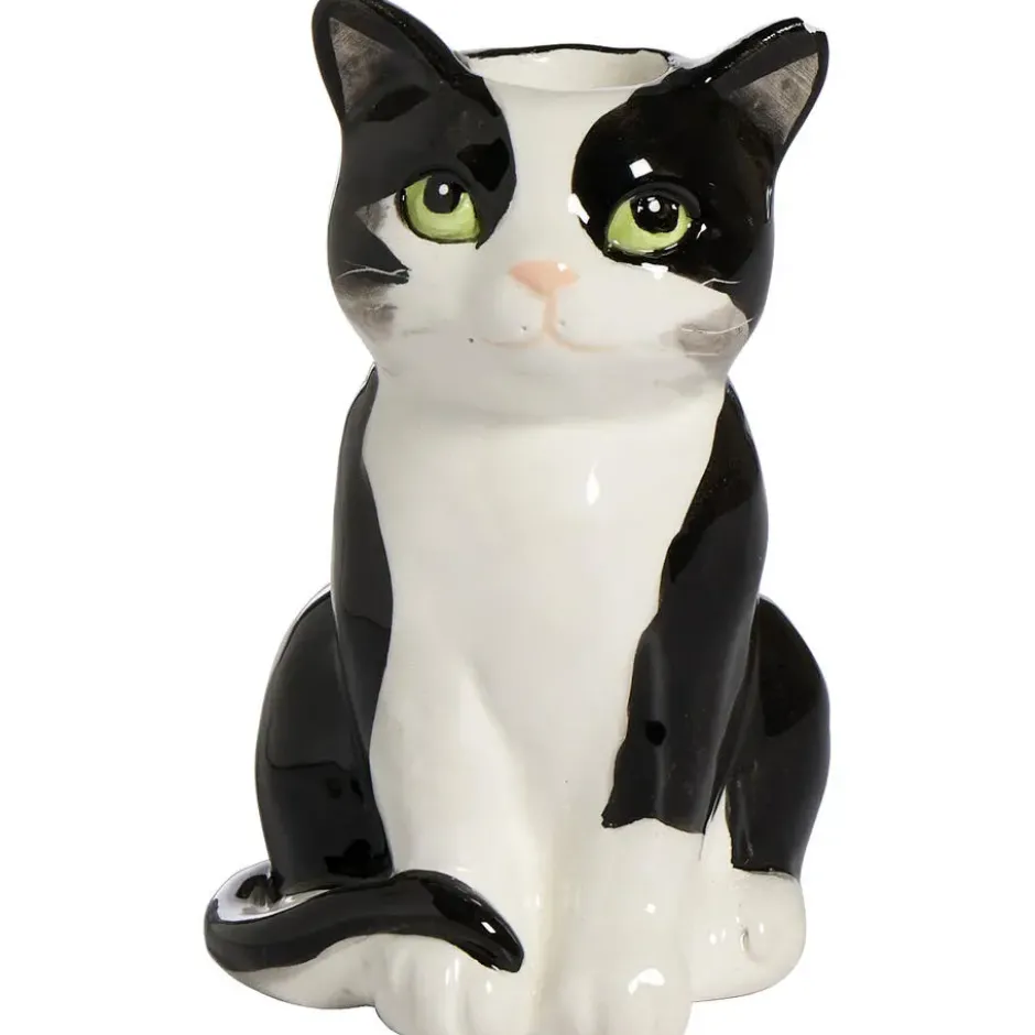 Kandelaar Cat Zwart/Wit