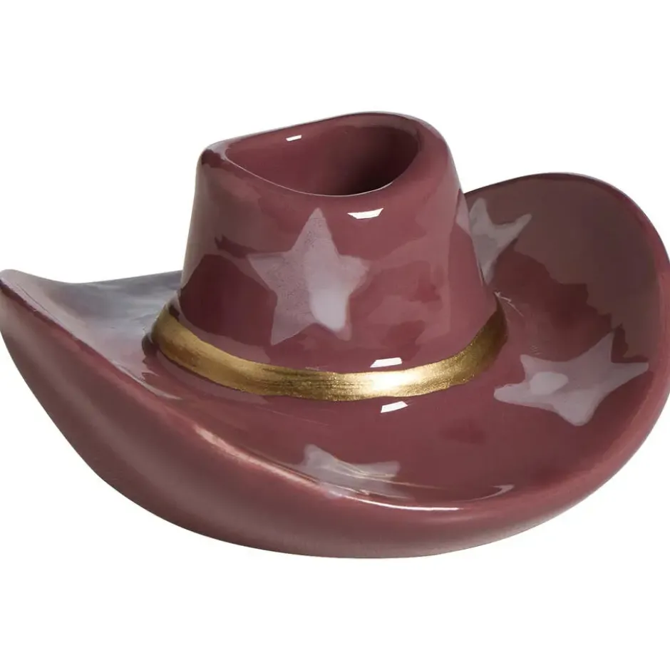 Kandelaar Cowboyhoed Roze