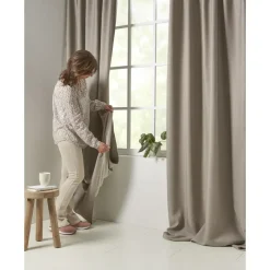 Kant en klaar gordijn Ziva Taupe
