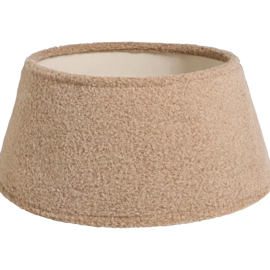 Kerstboomrok Furry Beige