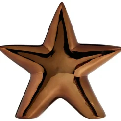 Kerstster Keramiek Brons
