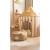 Kids Tent Circus Grijs Ø100x135 cm