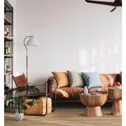 Klik PVC Sanborn Naturel Eiken Met Geïntegreerde Ondervloer