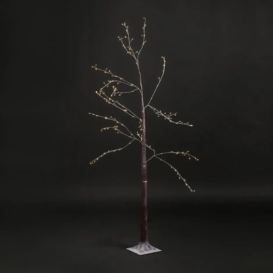 Kunstboom Met Ledverlichting Bruin - 150 cm