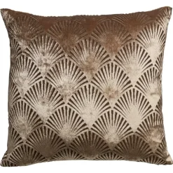 Kussen Fan Taupe 45x45 cm