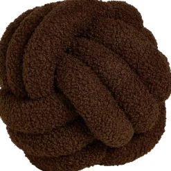 Kussen Knoop Bruin Ø15 cm 15x15 cm