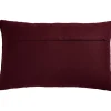Kussen Lentini Bordeaux 30x50 cm