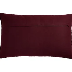 Kussen Lentini Bordeaux 30x50 cm