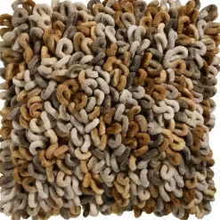 Kussen Lusso Oker 43x43 cm