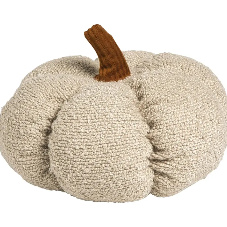 Kussen Pompoen Boucle Zand