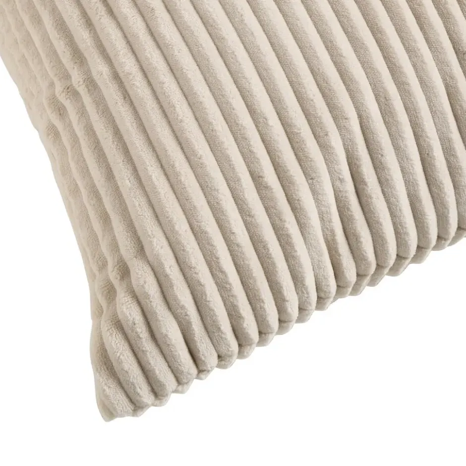Kussen Rib Zand 45x45 cm