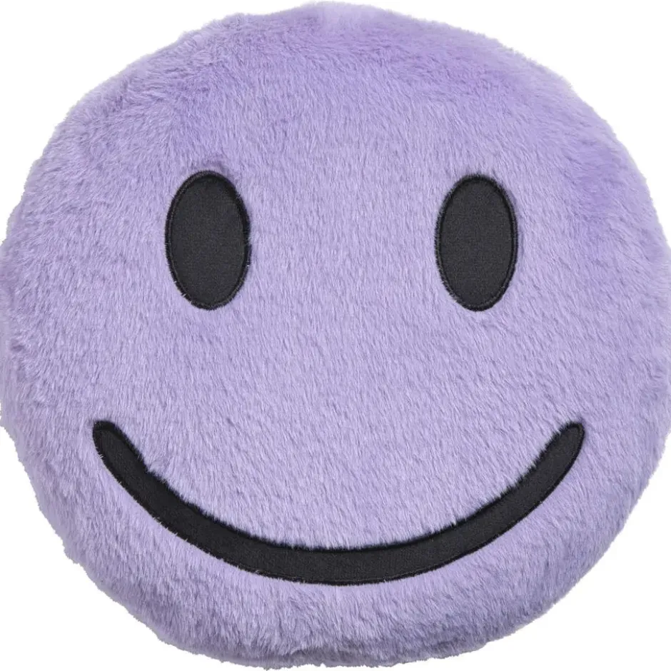 Kussen Smiley Paars Ø35 cm ø 35 cm