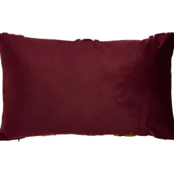 Kussen Smiley Print Roze 30x50 cm