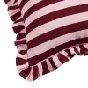 Kussen Stripe Bordeaux 45x45 cm