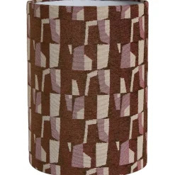 Lampenkap Ares Print Bruin/Roze