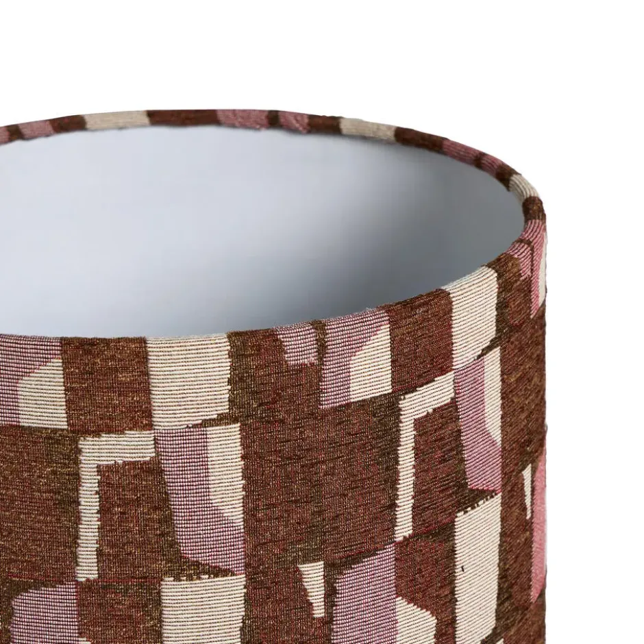 Lampenkap Ares Print Bruin/Roze