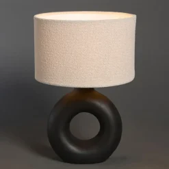 Lampvoet Cirkel Zwart