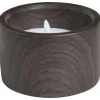 LED Kaars Donker Hout