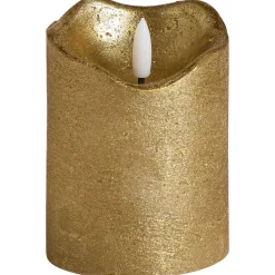 LED Kaars Goud - 7,5x10 cm
