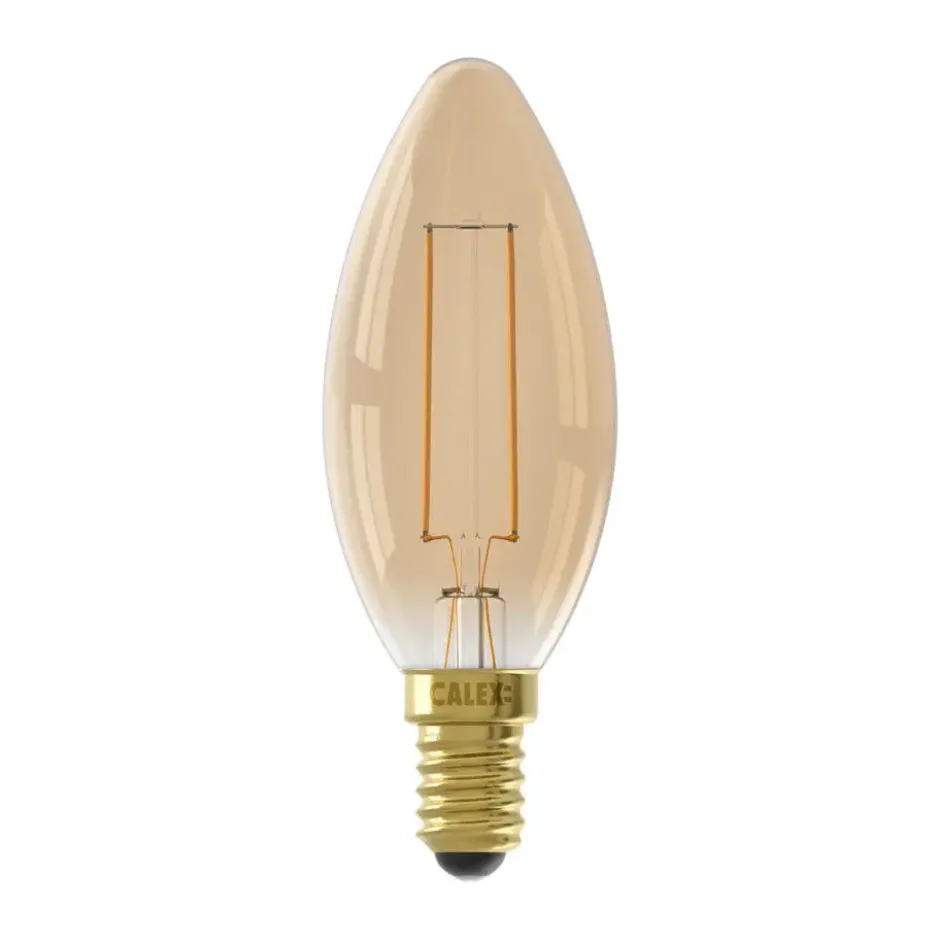 LED Kaarslamp Goud E14