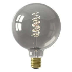 Led lamp 125 mm E27 4W Titanium Dimbaar
