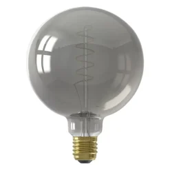 Led lamp 125 mm E27 4W Titanium Dimbaar