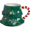Mok Met Oor Kerstboom Groen 400ml